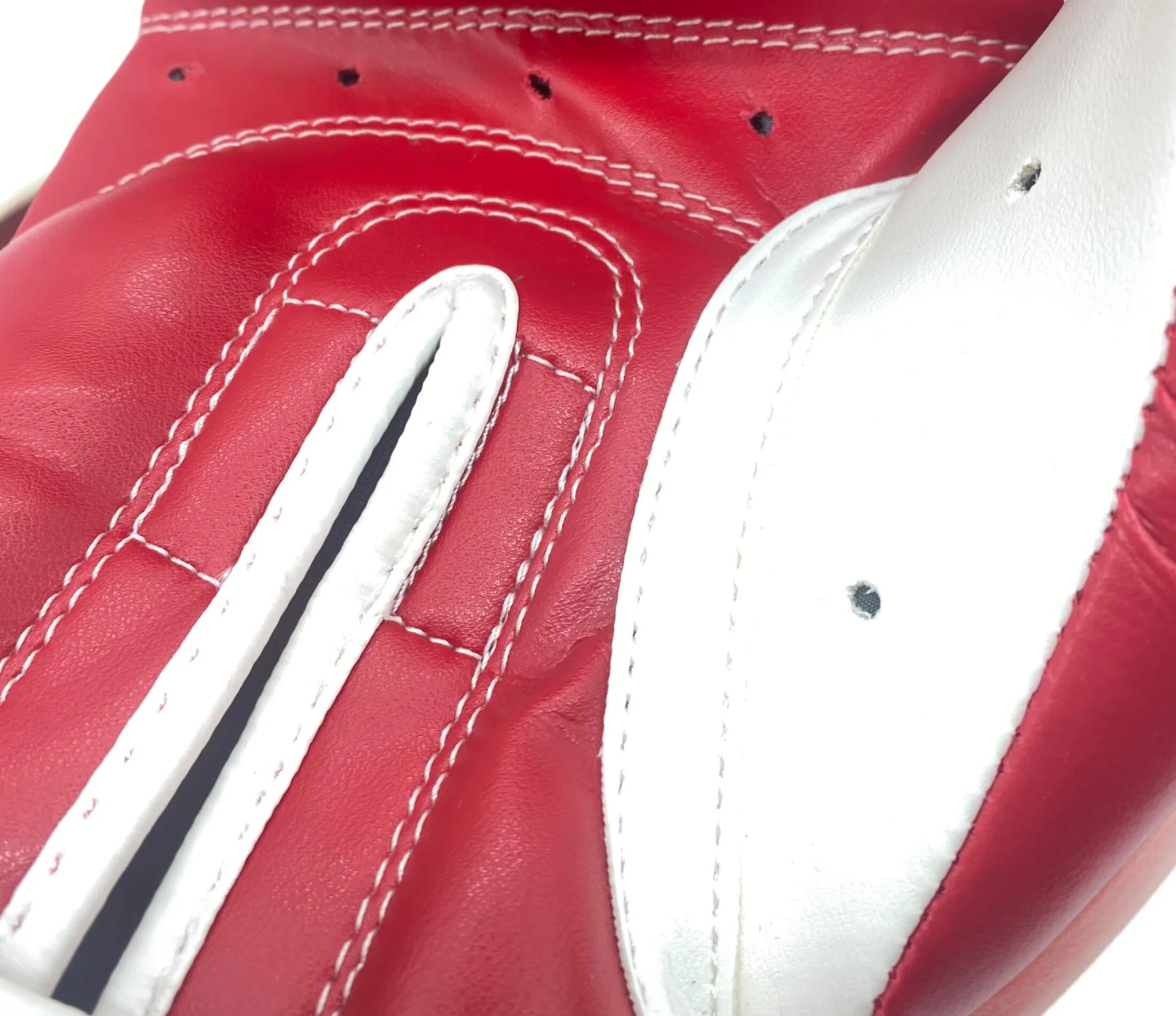 Boksarske rokavice Fight V2 Rosso-Bianco 14 oz - slika 2