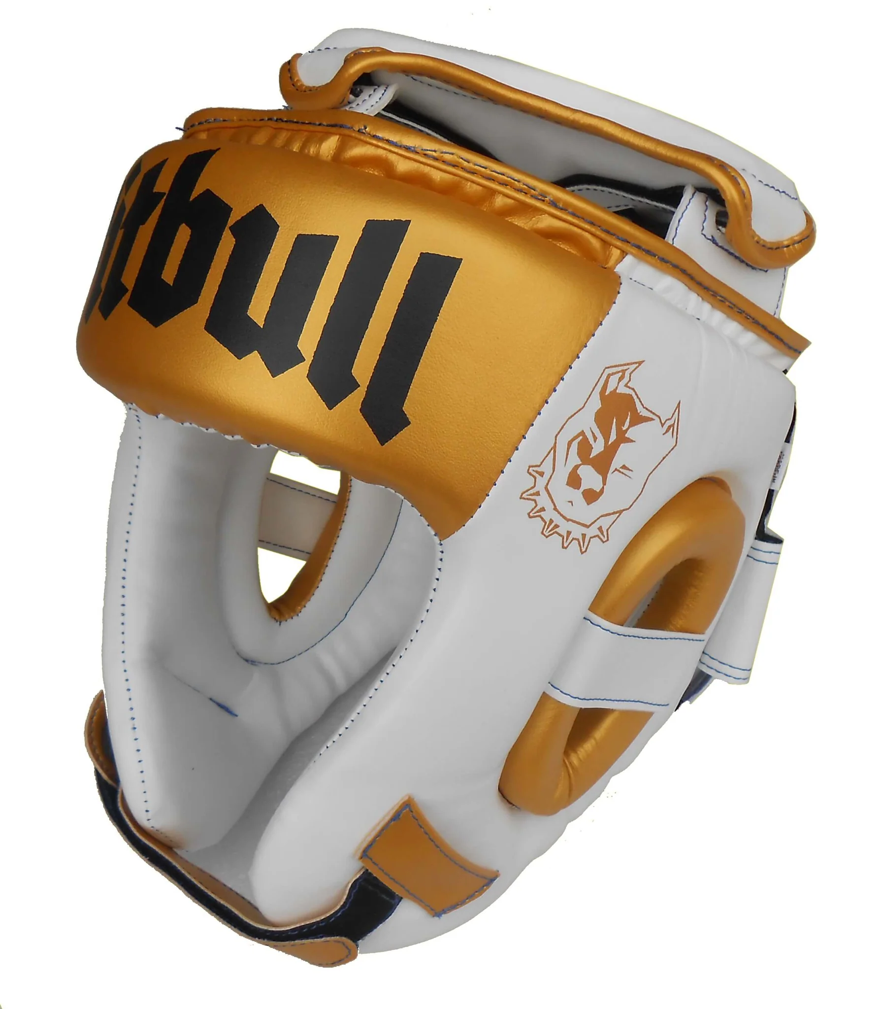 Čelada za Boks, Muay Thai, Kickboxing, Bianco-Oro