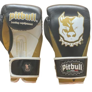Boksarske rokavice Pitbull Valor Nero Oro 16 oz